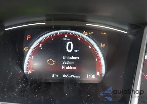 2019 Honda Civic Sport z USA, uszkodzony, nr VIN 2HGFC4B8XKH308272